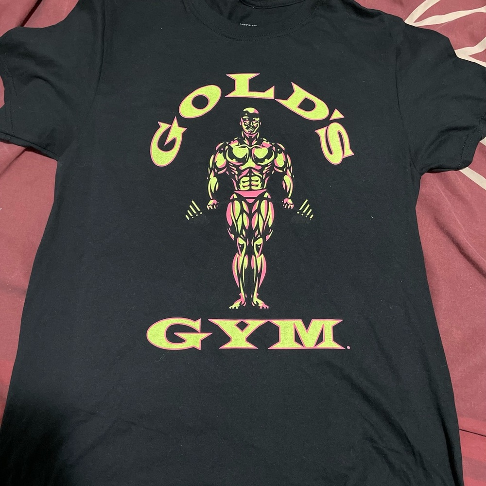 Pink and yellowish green top